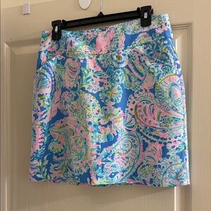 Lilly Pulitzer Colorful Paisley Women's Skort